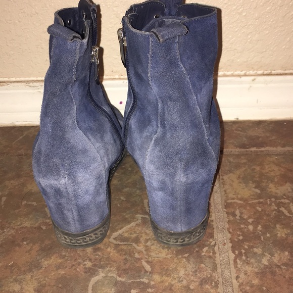 Navy blue fergie wedges - Picture 4 of 4